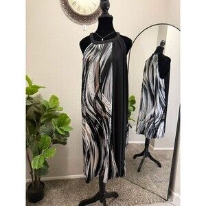 Avenue - black pattern dress - size 22/24